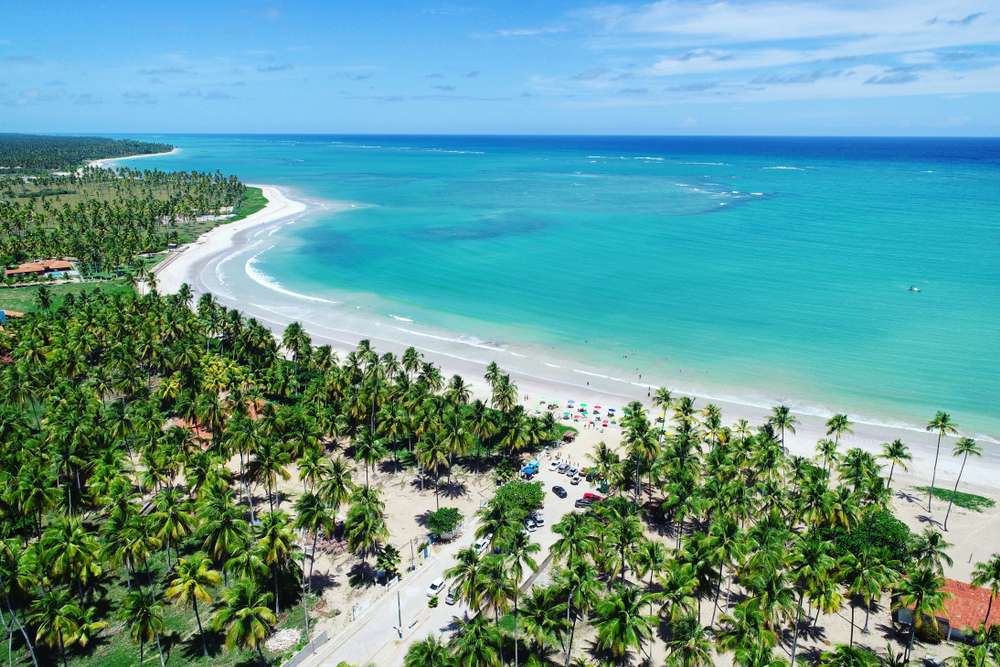 São Miguel dos Milagres, Alagoas, Brasil. Paisagem fantástica.