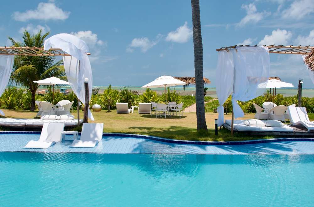 São Miguel dos Milagres Resort Piscina Ao Longo da Praia.