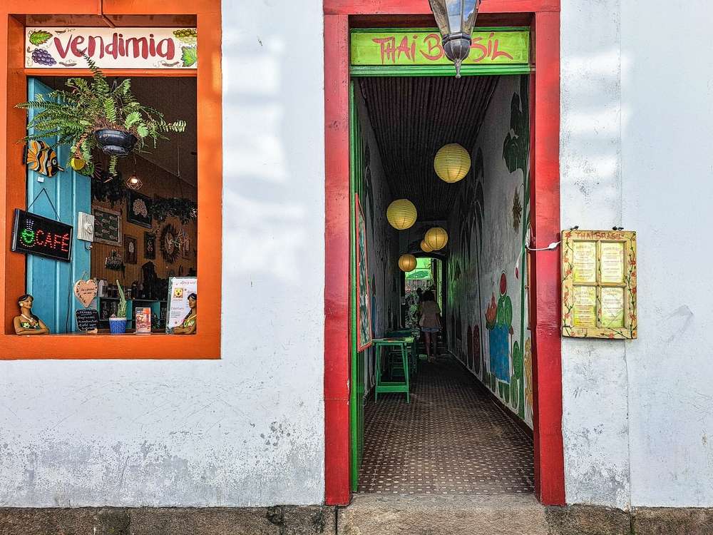 Centro histórico em Paraty, Rio de Janeiro, Brasil.