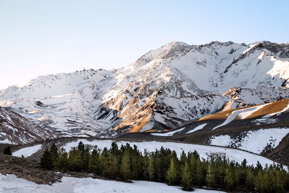 Paisagens da Província de Mendonza, Argentina.