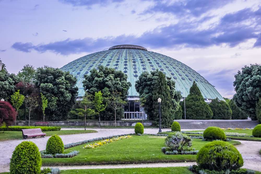 O belíssimo parque do Palácio de Cristal. Porto, Portugal.