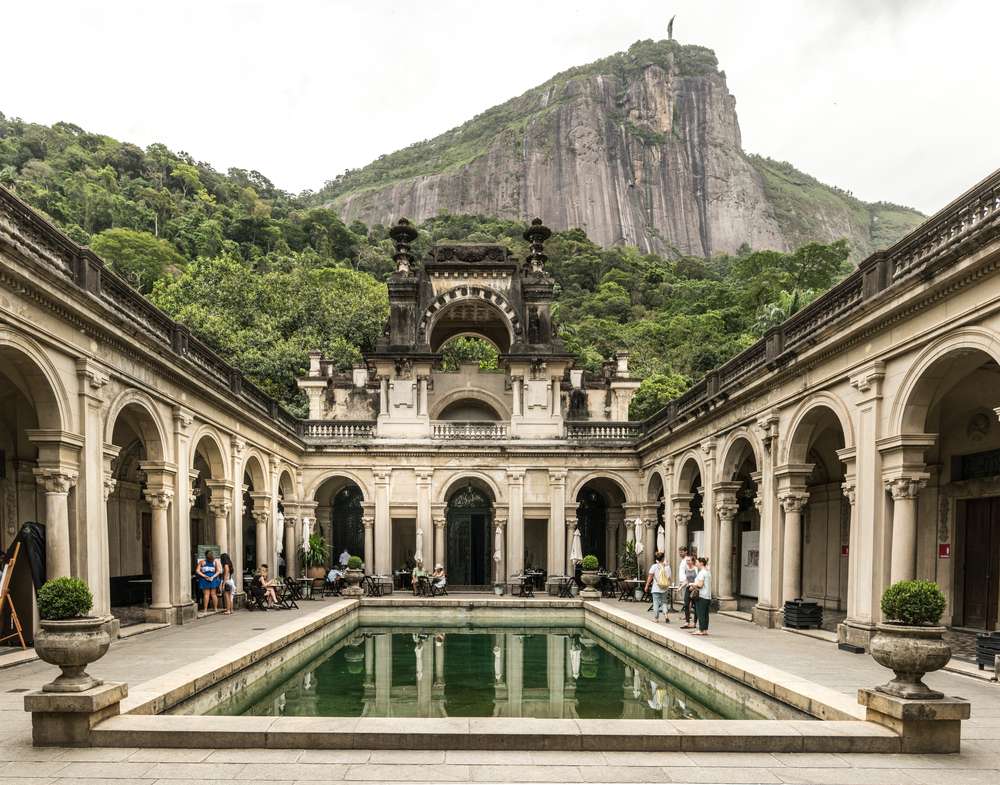 Vista do Parque Lage. Jardim Botânico, Rio de Janeiro.