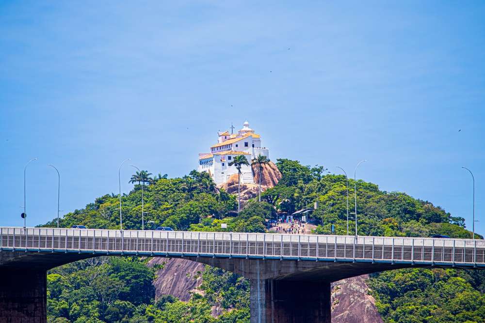 Vista do Convento da Penha, Vila Velha, ES.