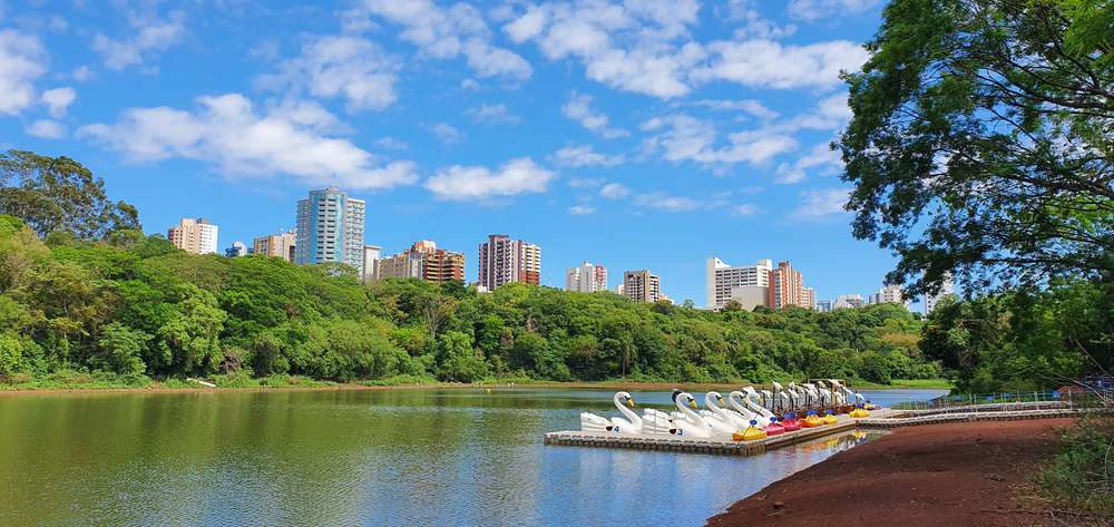 Parque do Ingá na cidade de Maringá, Paraná.