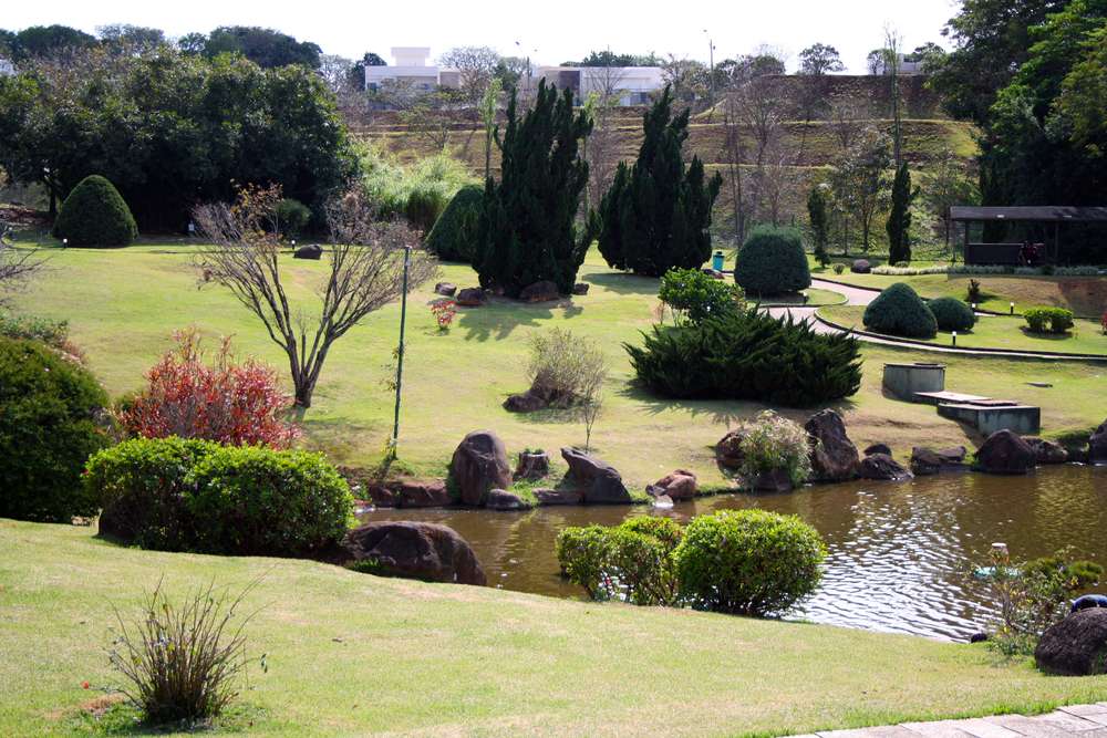 Parque do Japão, na cidade de Maringá, no Paraná.