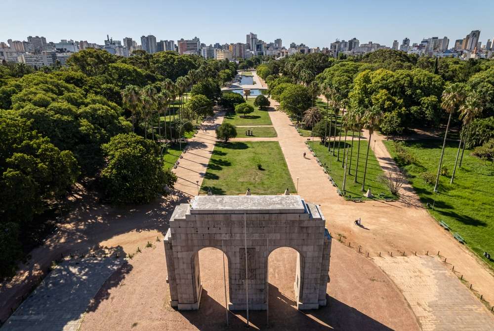 Parque da Redenção em Porto Alegre, Brasil.