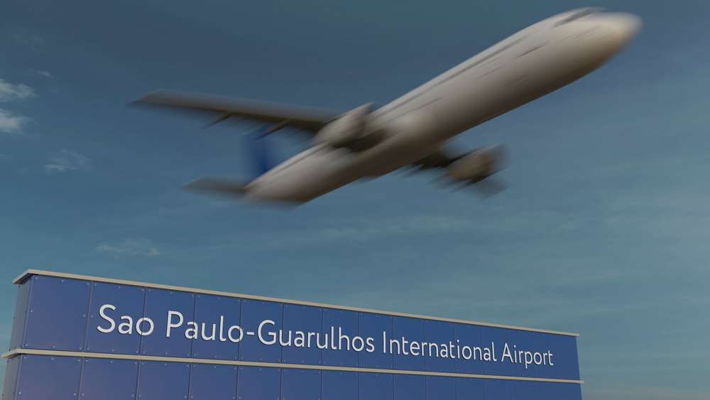 Aeroporto Internacional de São Paulo Guarulhos.